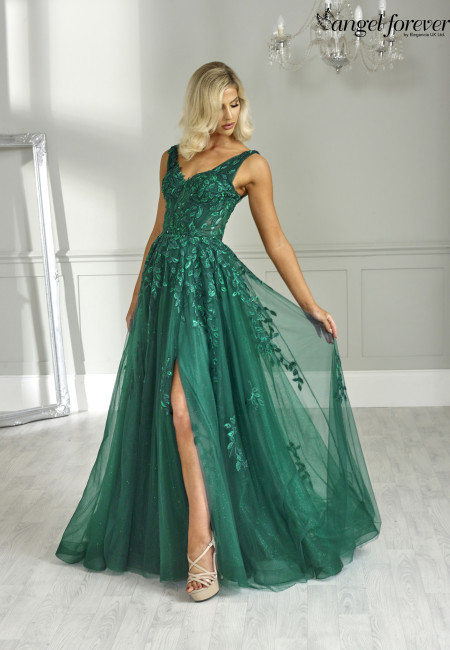 Angel Forever Green Evening Dress / Prom Dress